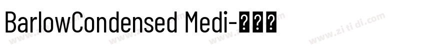 BarlowCondensed Medi字体转换